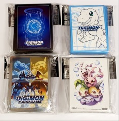 Digimon Card Game Official Sleeves - Set of Four
